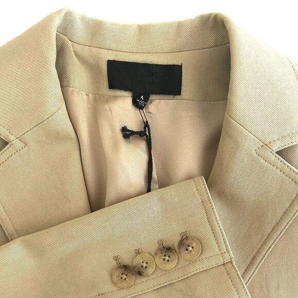 Nili Lotan Hunt Jacket in Khaki Size 4 *NWT* - Picture 5 of 13